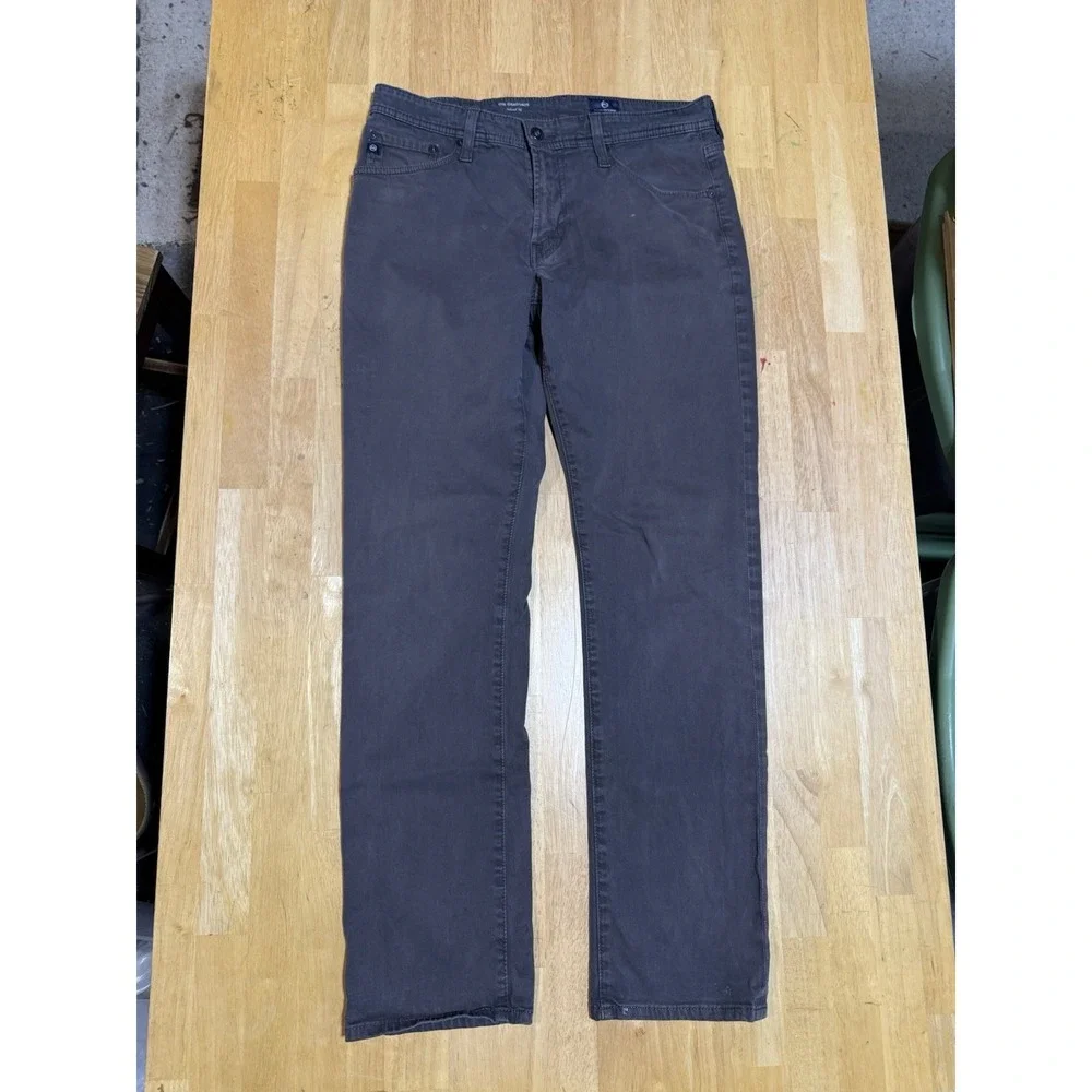 AG Adriano Goldschmied The Graduate Tailored Leg Pants Men's 31x32 Black